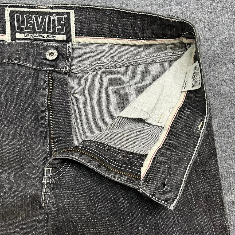 Levi's 510 Super Skinny Jeans Men's Gray Denim Stretch Classic‎ Zip Fly - 32X28